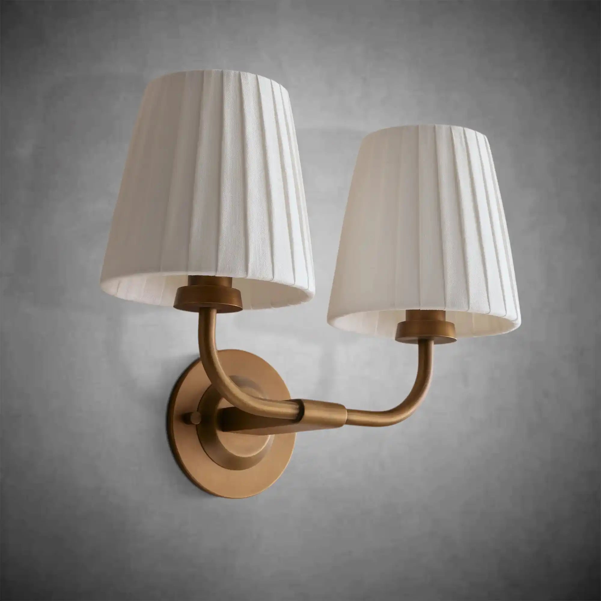 Luster Gaze Timeless Radiance Double Sconce - Background Shot