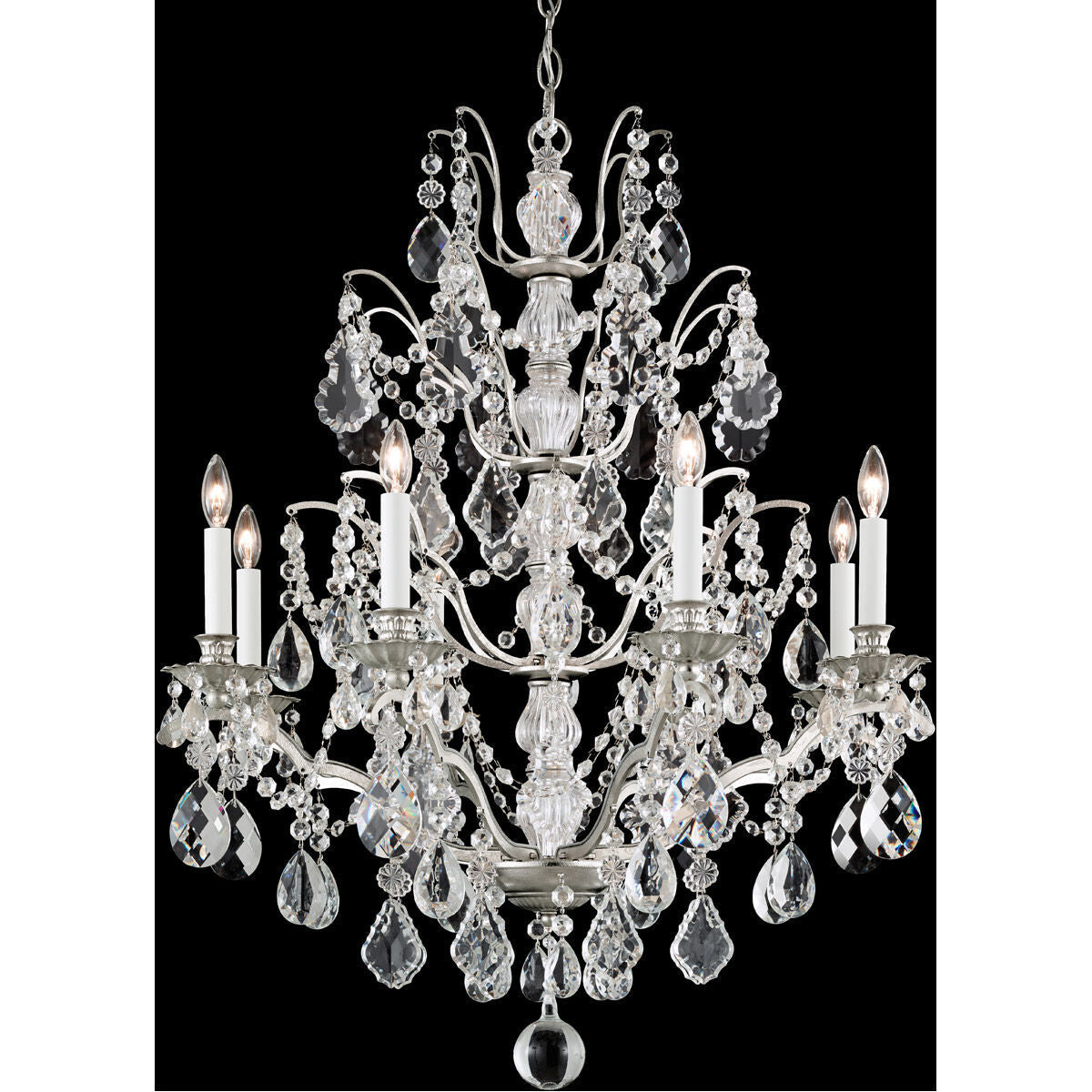 Luster Gaze Regal Radiance Crystal Chandelier - American ballroom or formal entertaining space