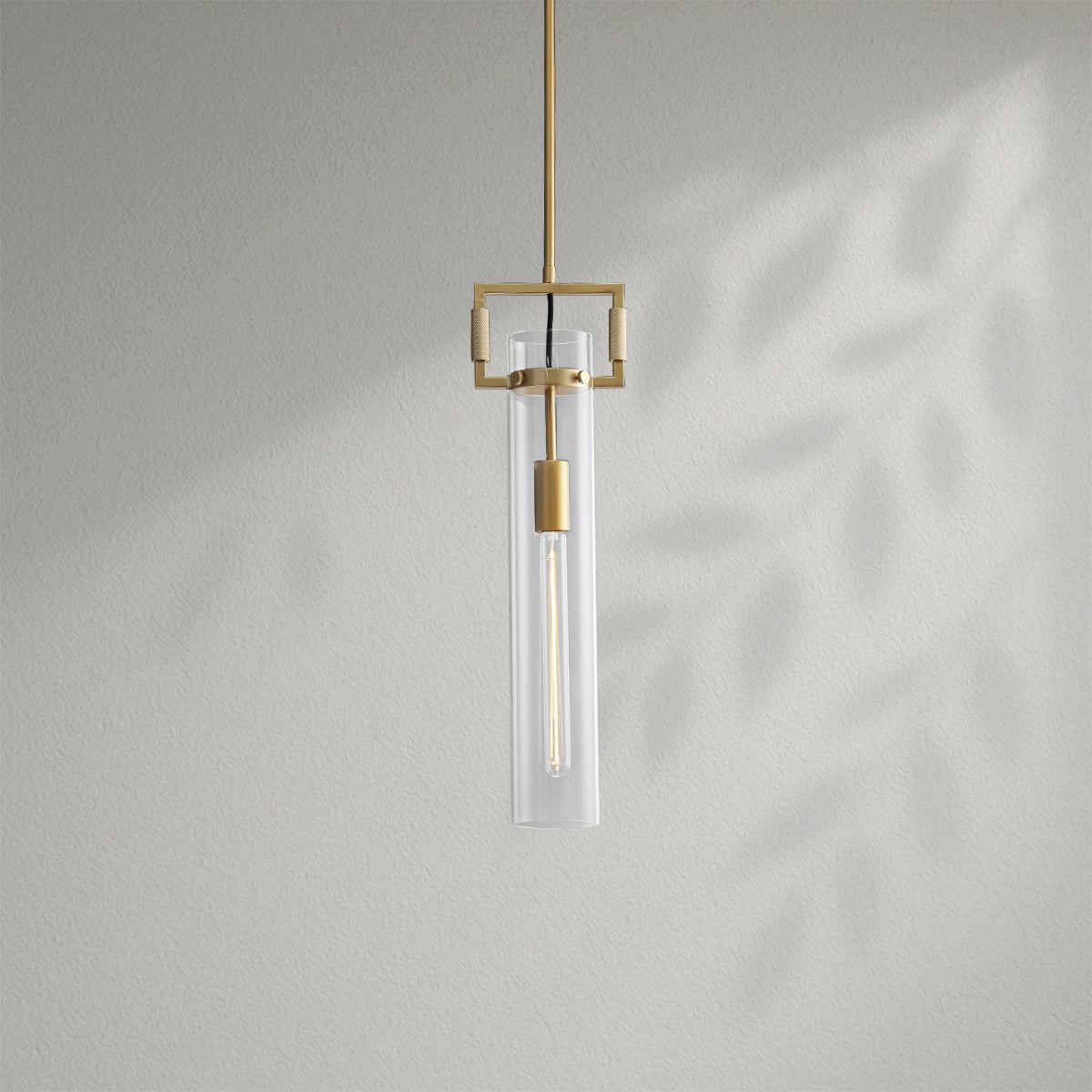 Machinis Glass Cylinder Pendant