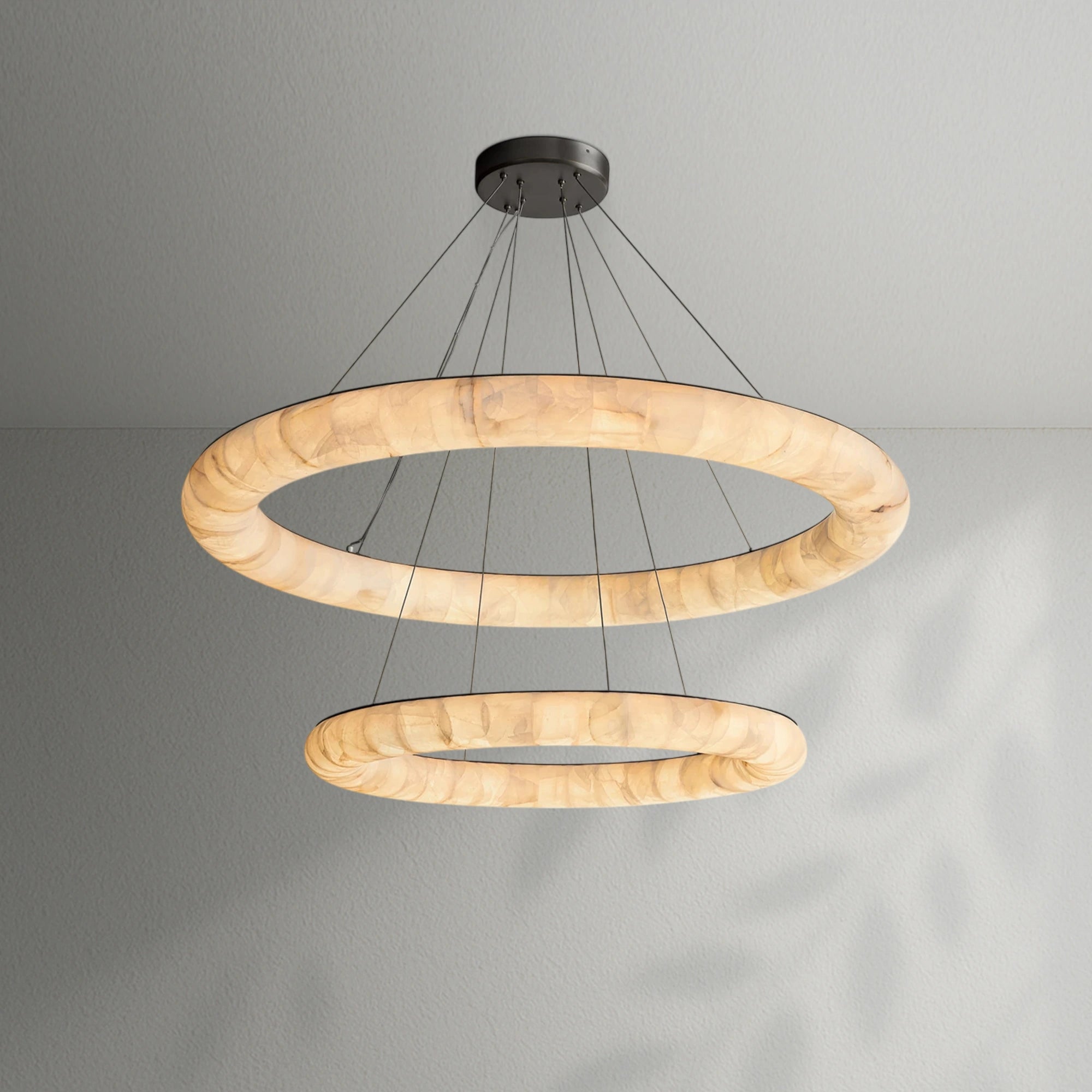 Rivaga Lisse Two-Tiered Round Chandelier