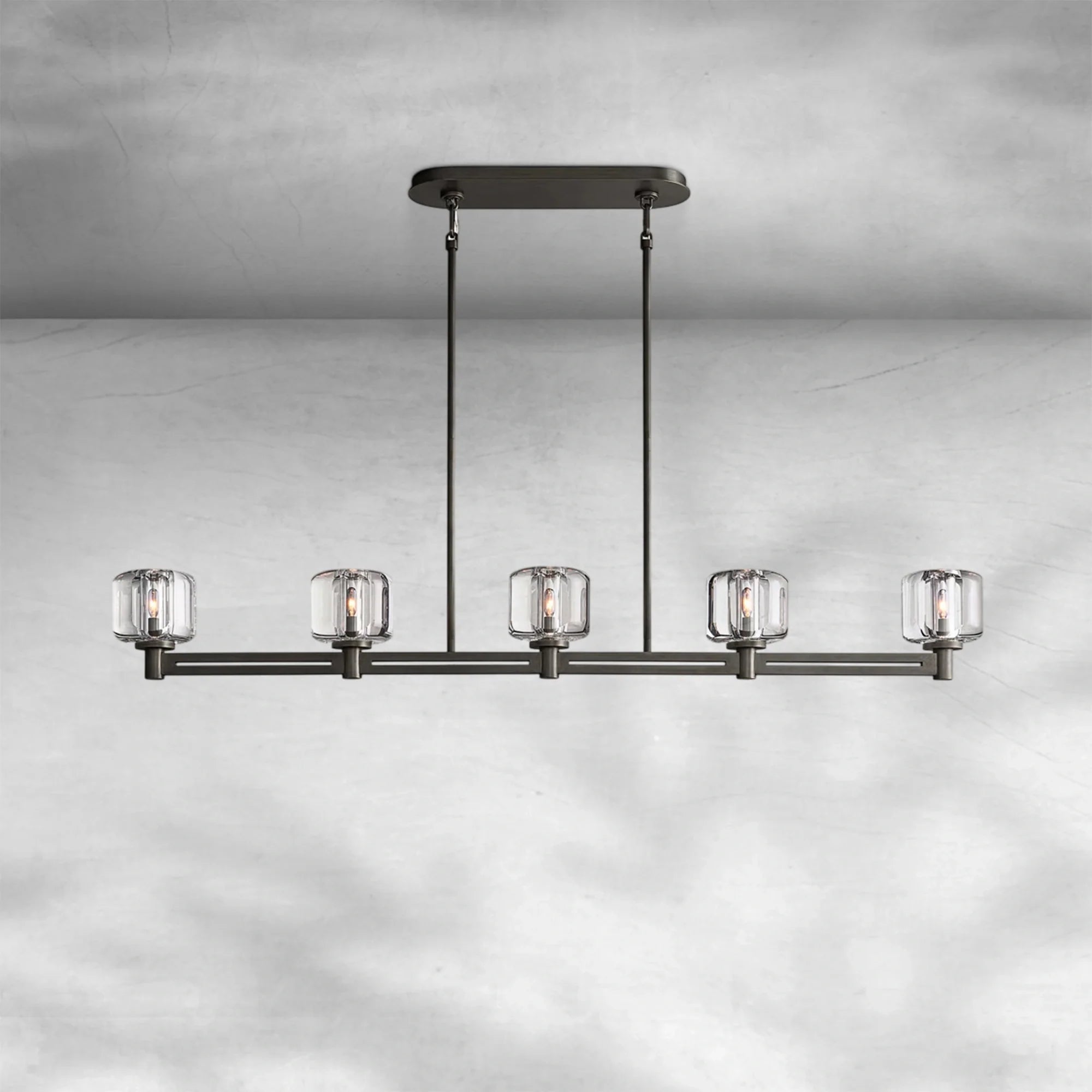 Delume Linear Chandelier 54"72"