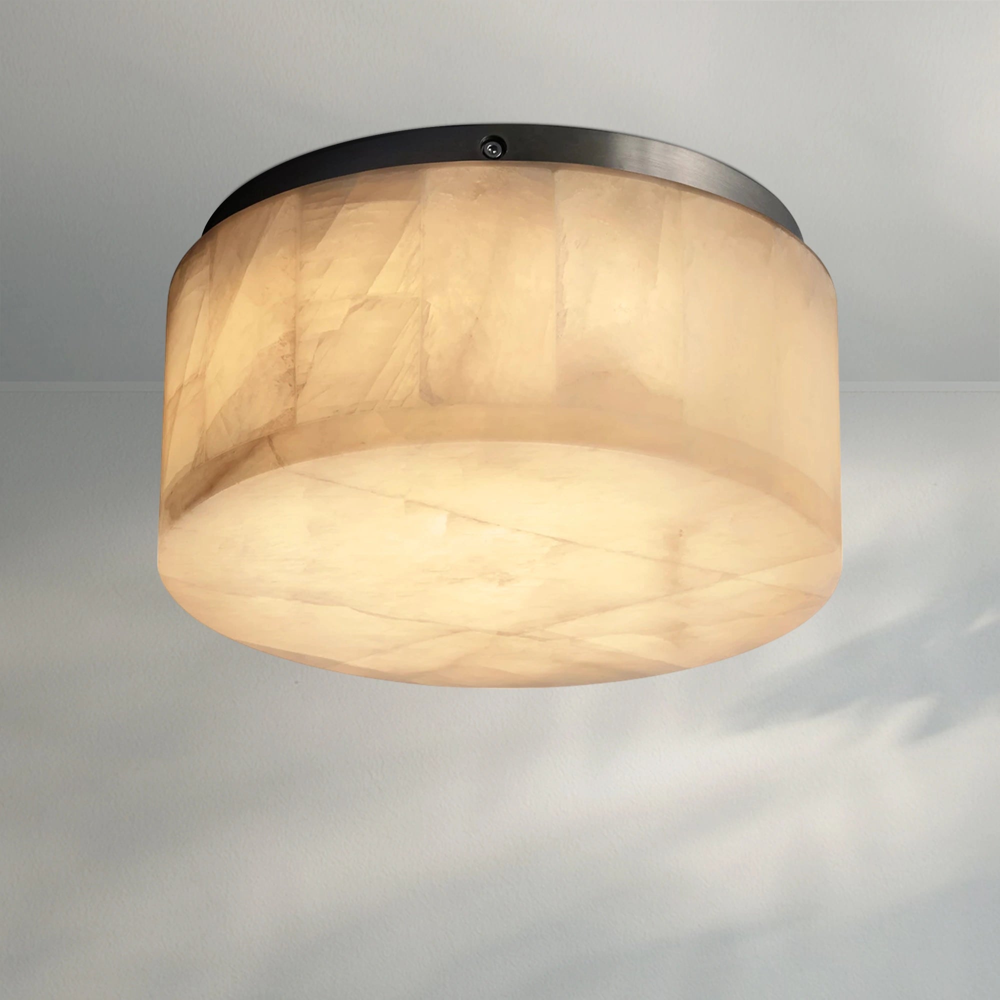 Rivaga Calcite Round Flushmount
