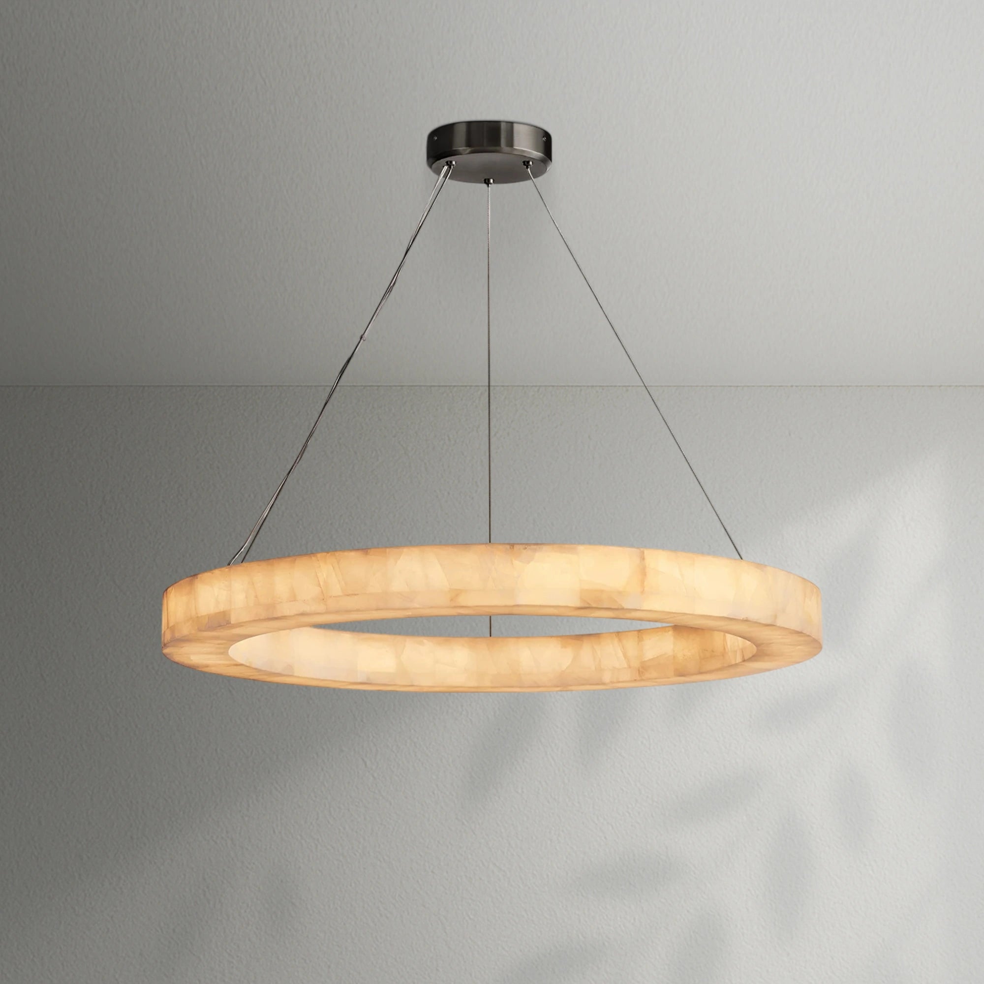 Rivaga Calcite Round Chandelier