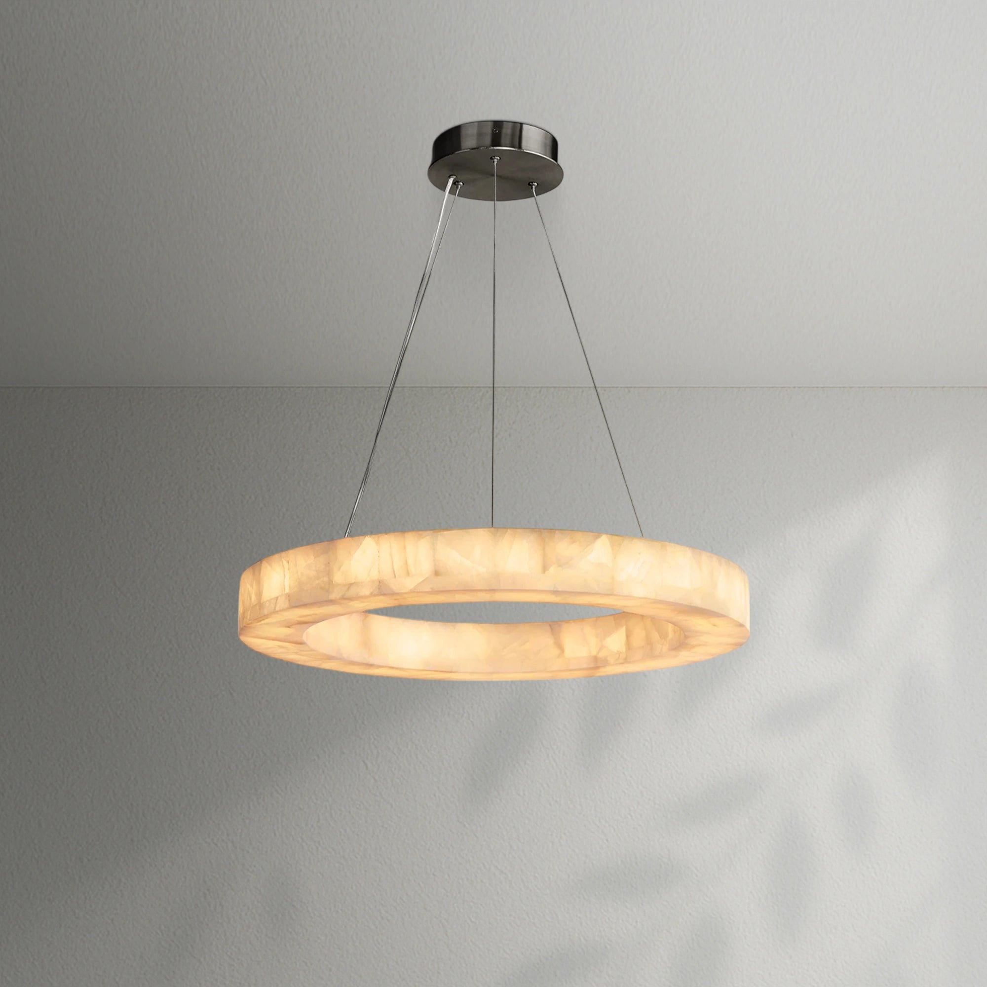Rivaga Calcite Round Chandelier