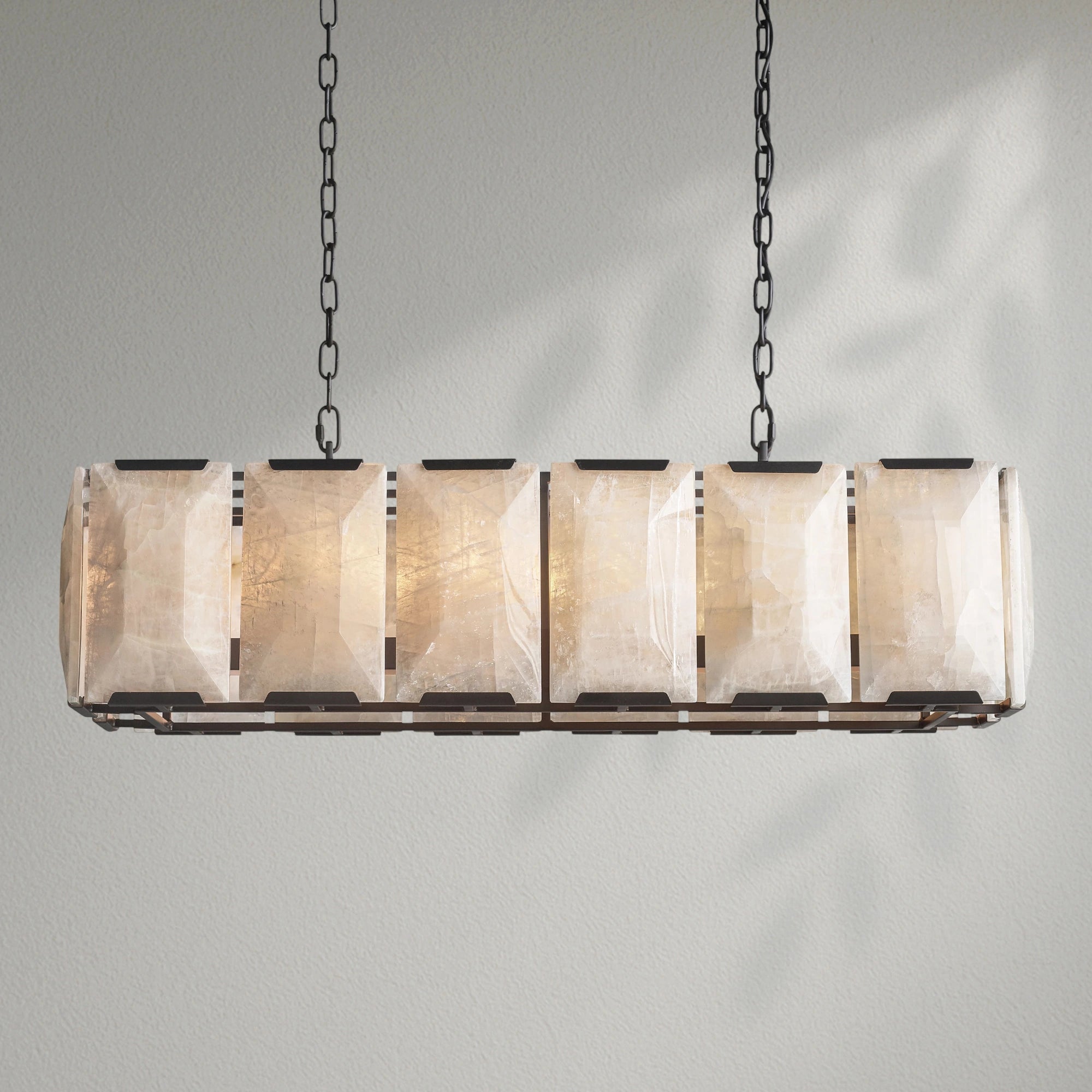 Harlows Calcite Rectangular Chandelier 42"54"62"74"