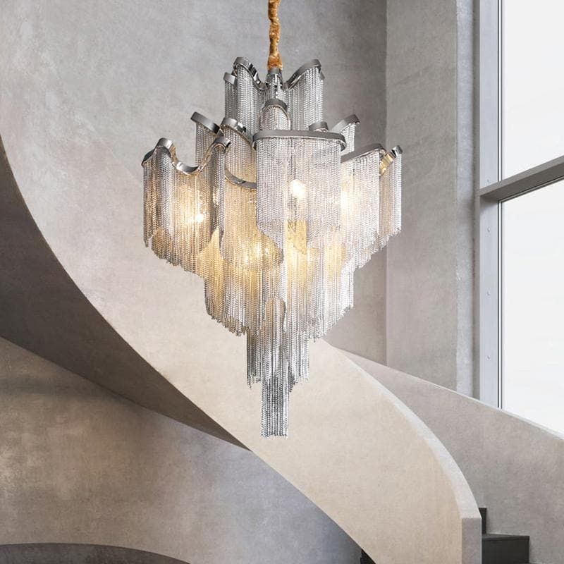 Liz Luxury Flower Chain Chandelier