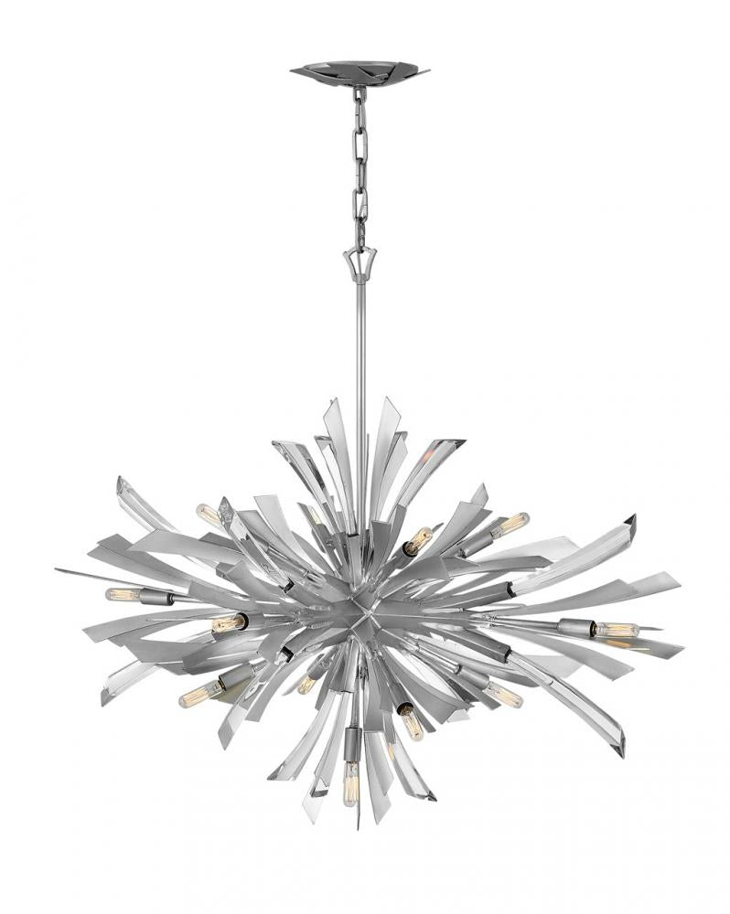 Vida Large Single Tier Chandelier - Luster Gaze