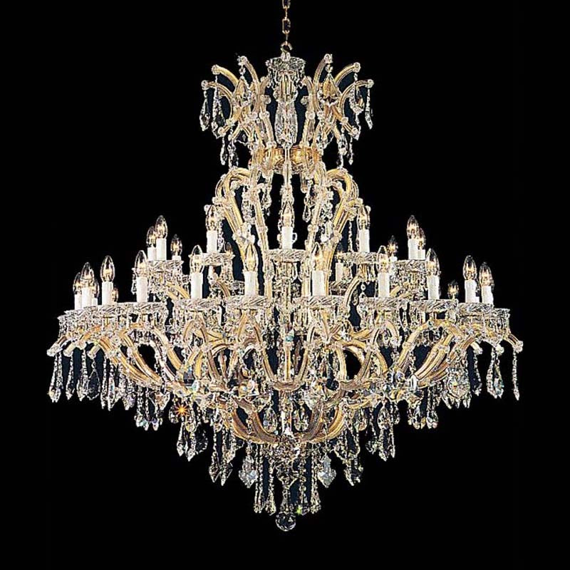 Gold maria theresa crystal chandeliers