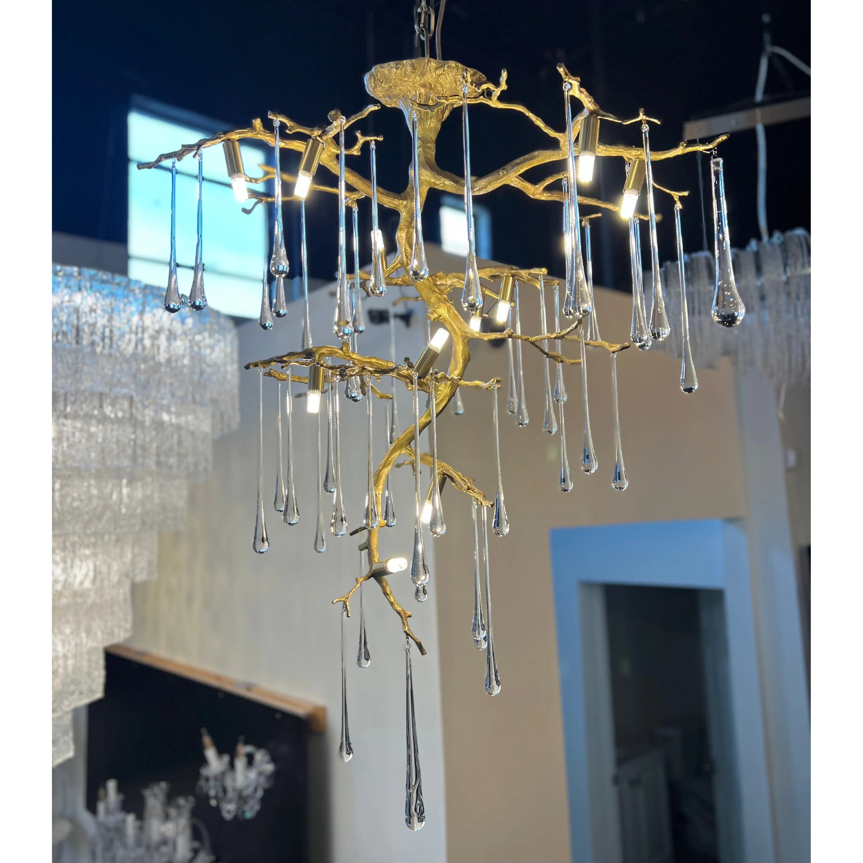 Willow Branching Crystal Chandelier