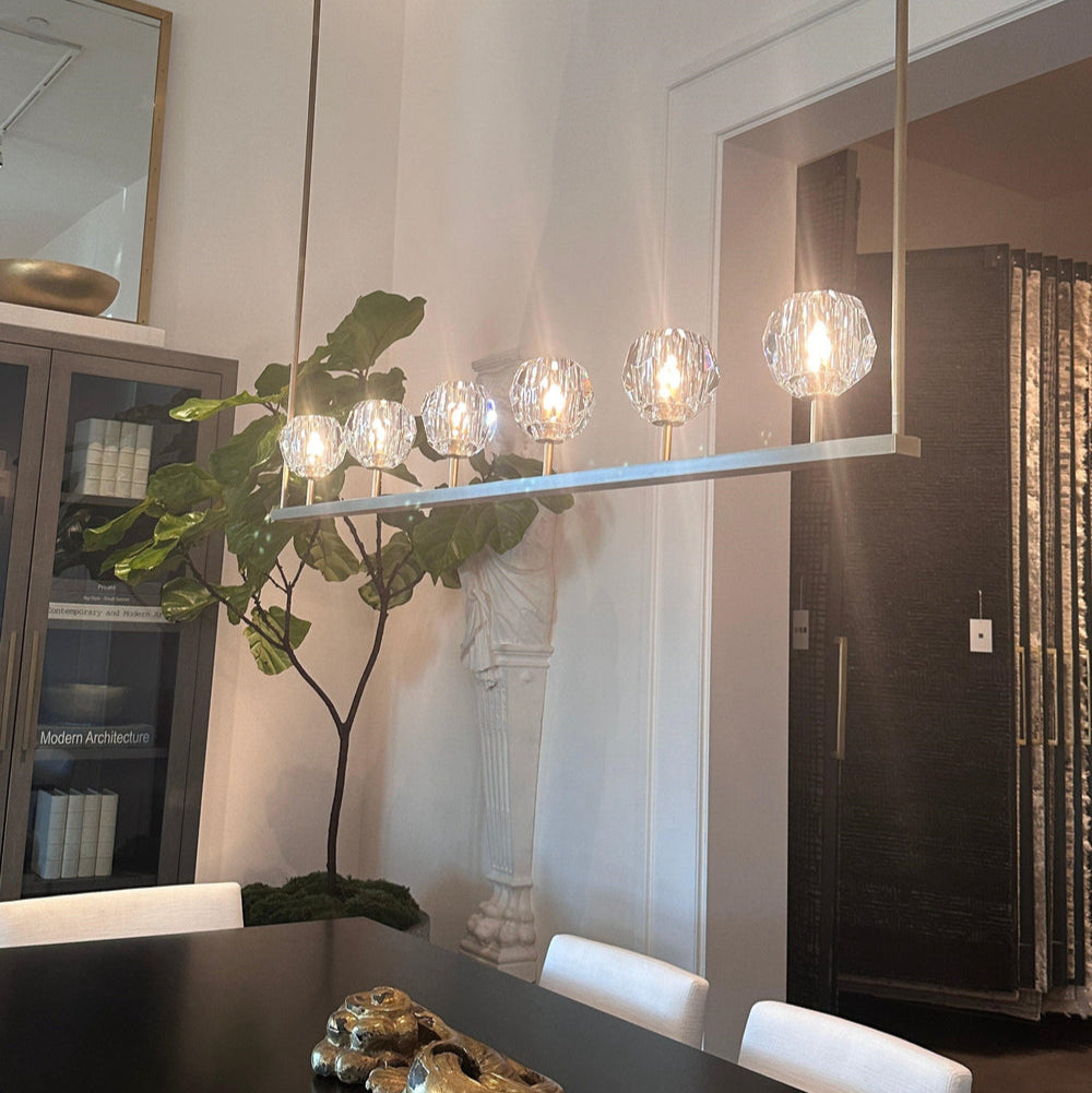 Boule Do Crystal Ball Linear Chandelier