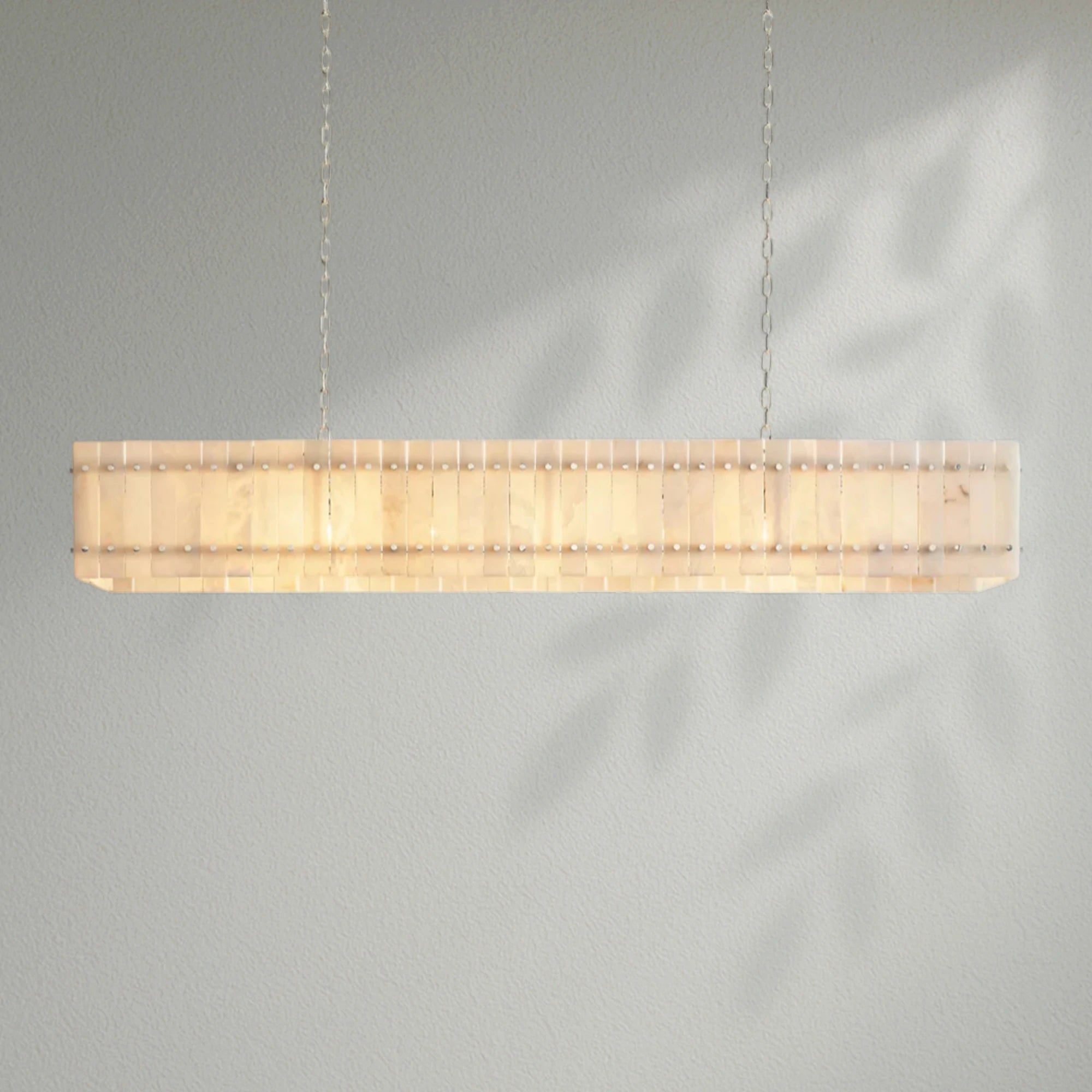 Sun Marco Alabaster Linear Chandelier
