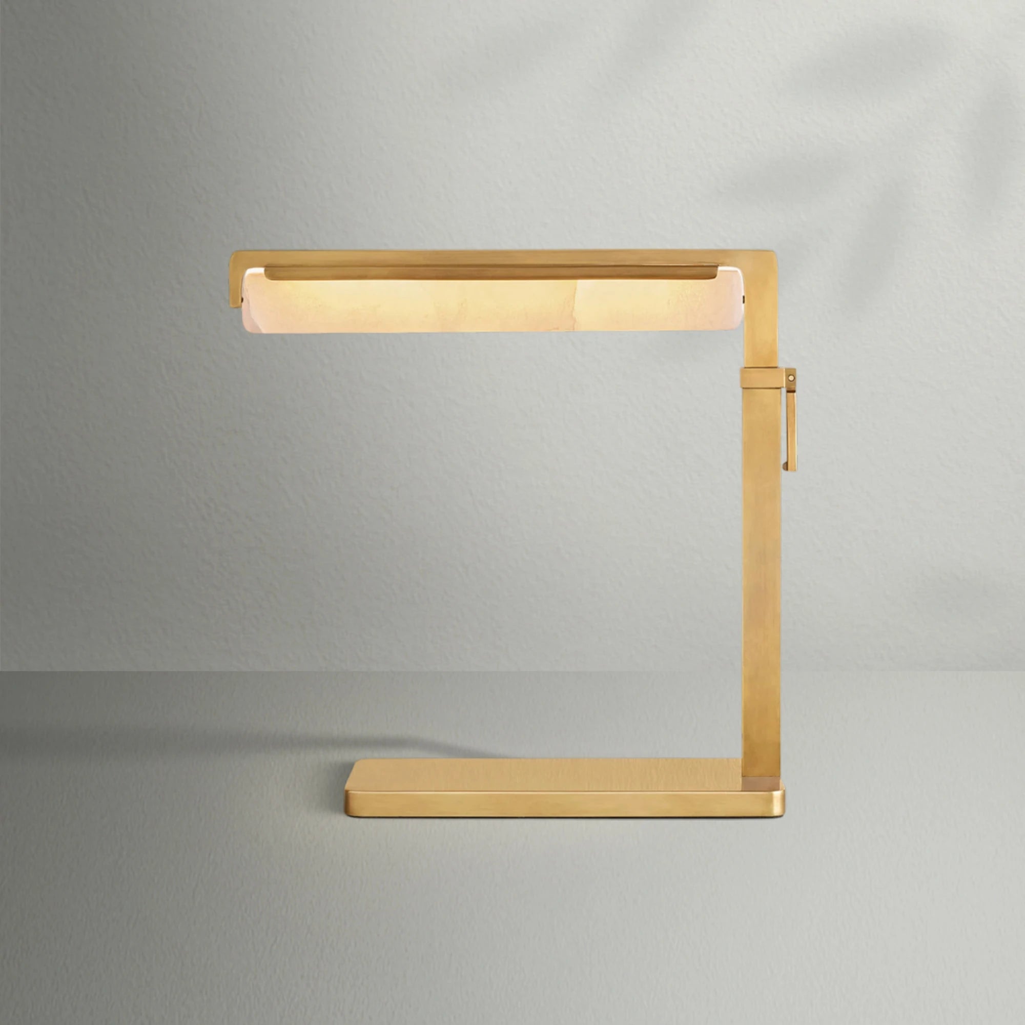 Aedubon Alabaster Task Table Lamp