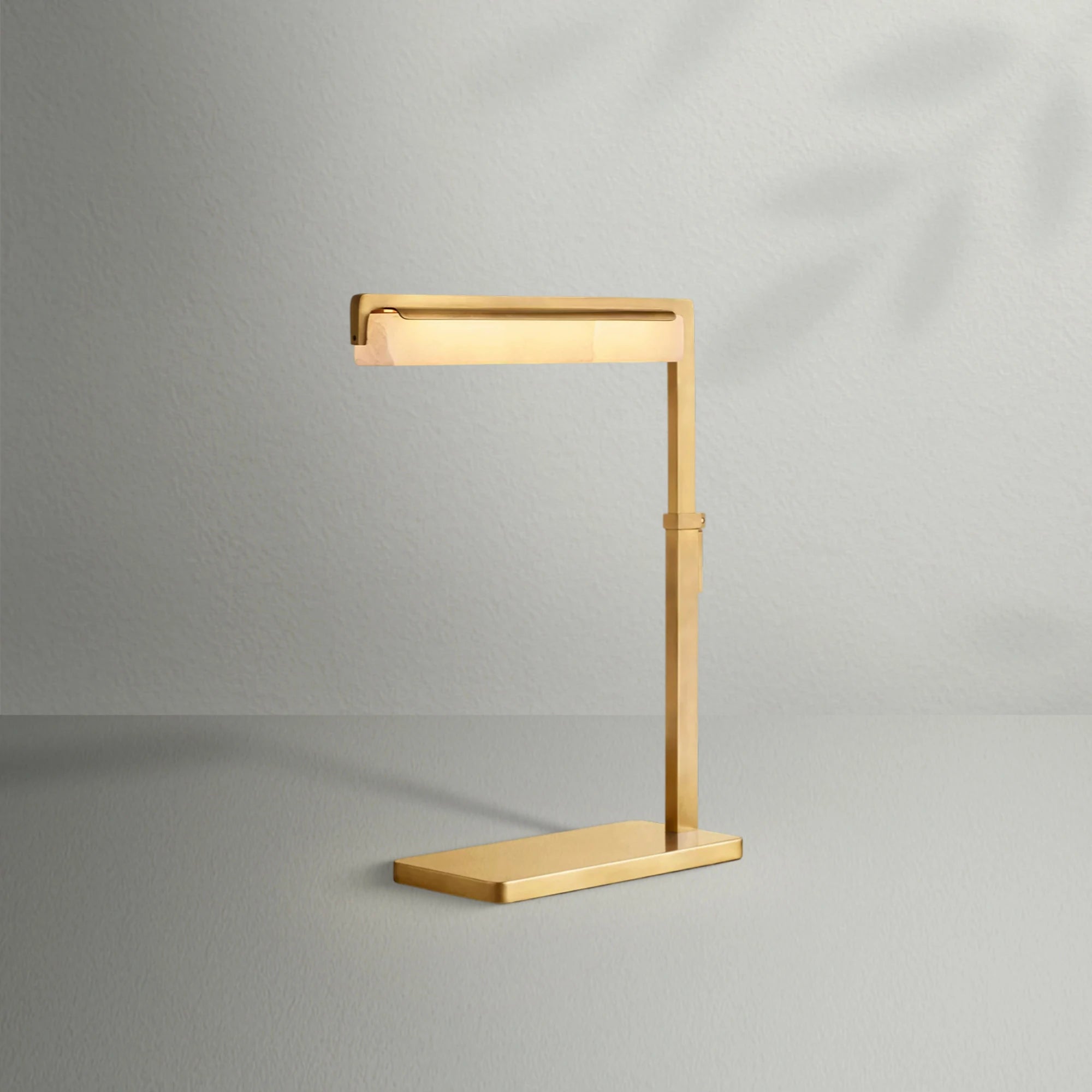 Aedubon Alabaster Task Table Lamp