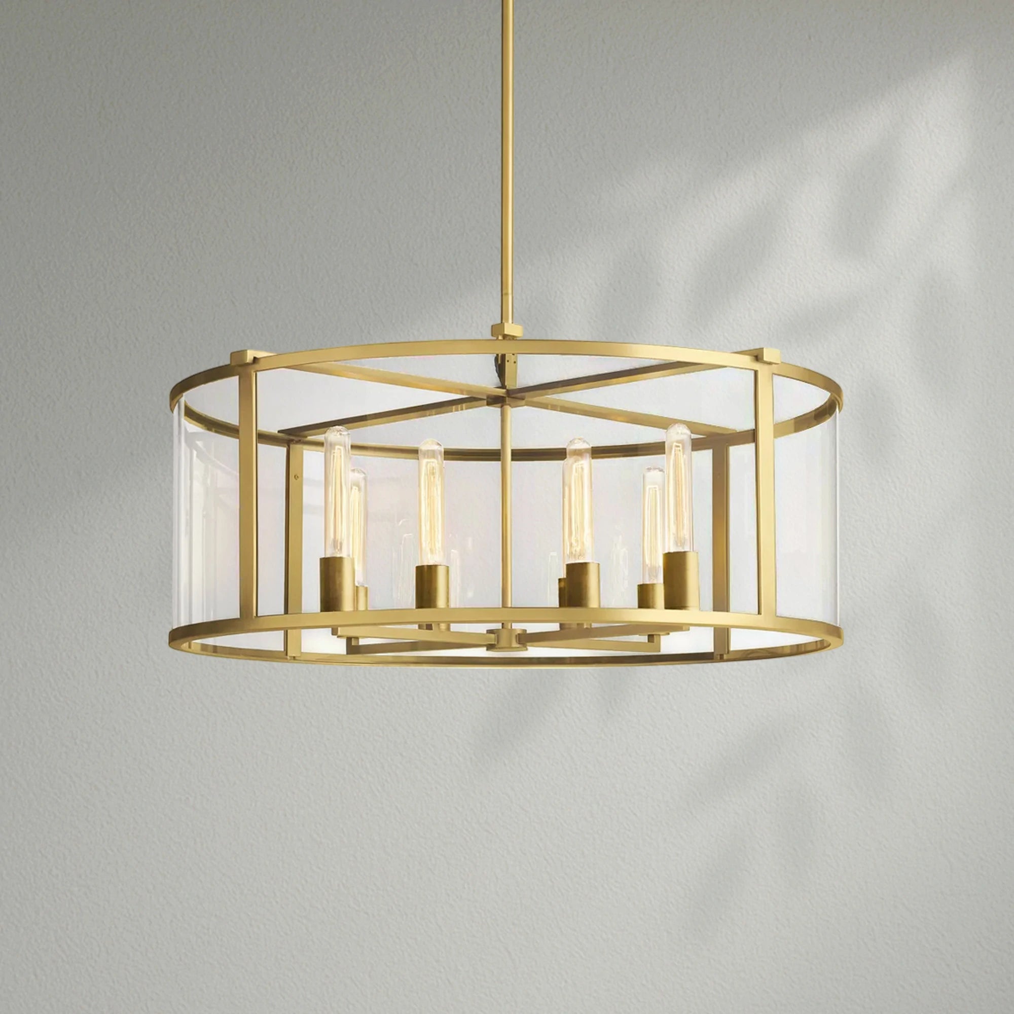 Bickman Glass Round Chandelier
