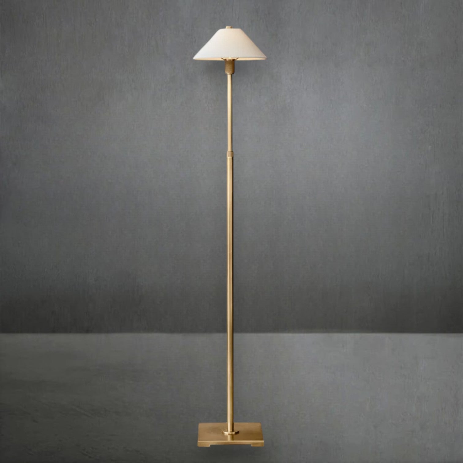 Urbane Linen Shade Floor Lamp