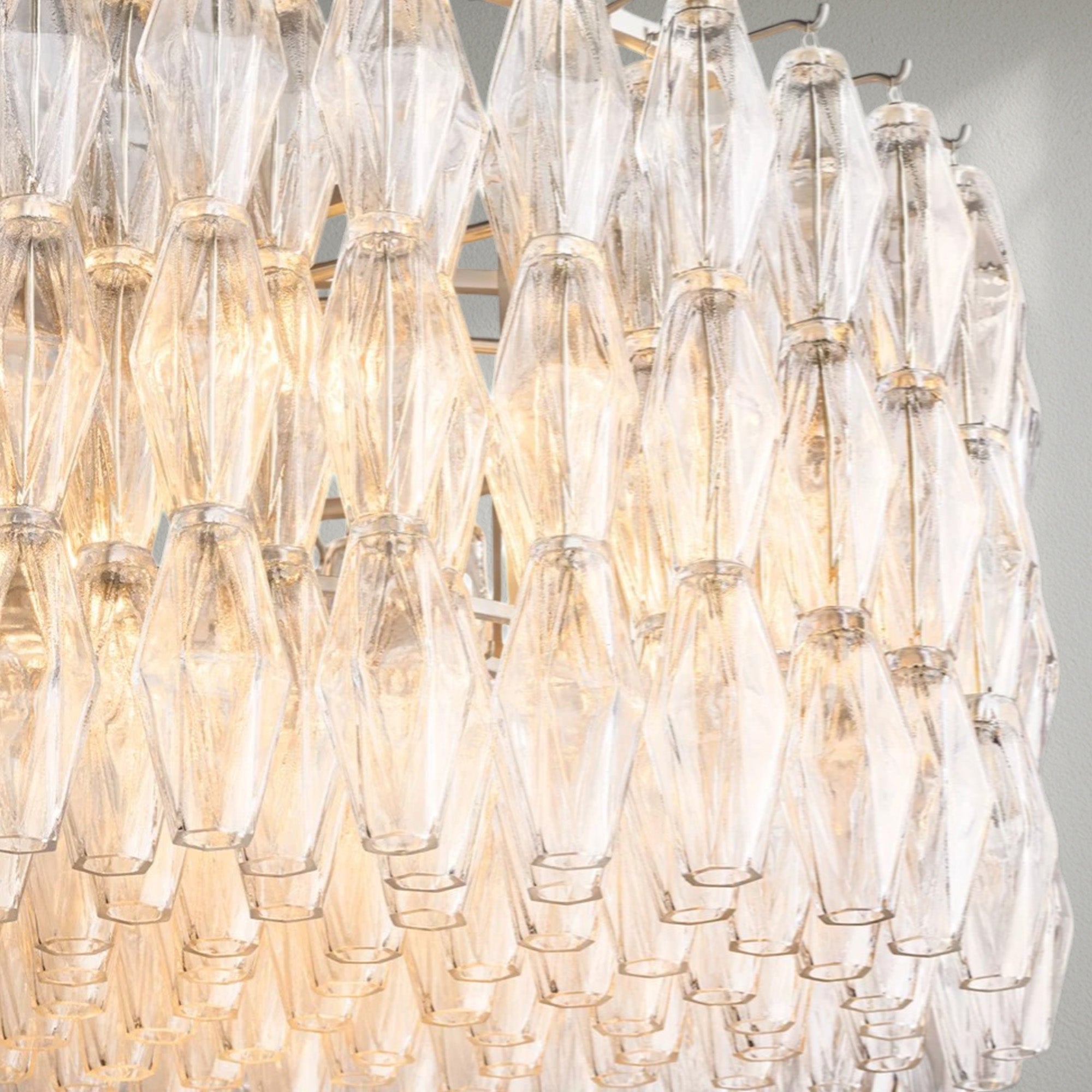Chiaran Smoke Glass Round Chandelier