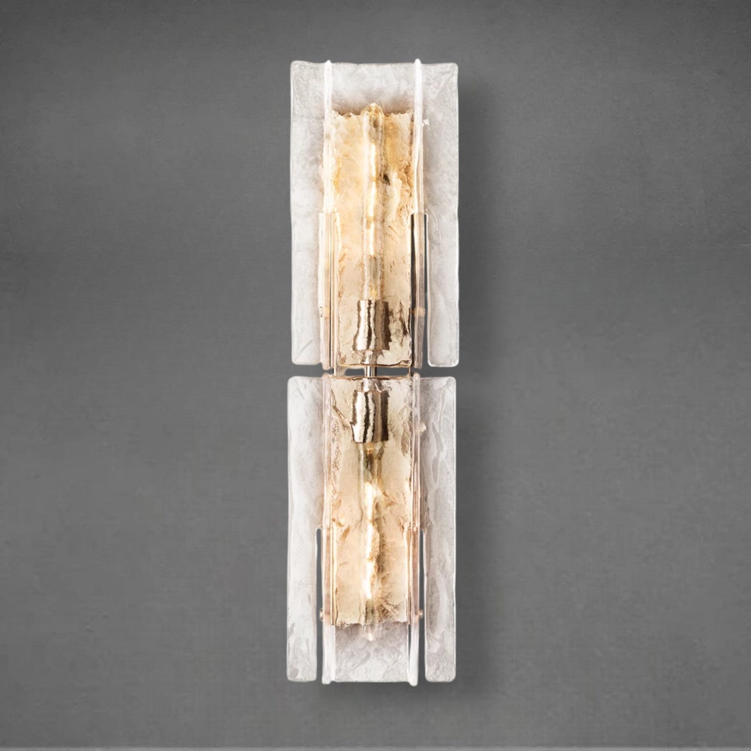 Loxel Clear Glass Sconce 30"