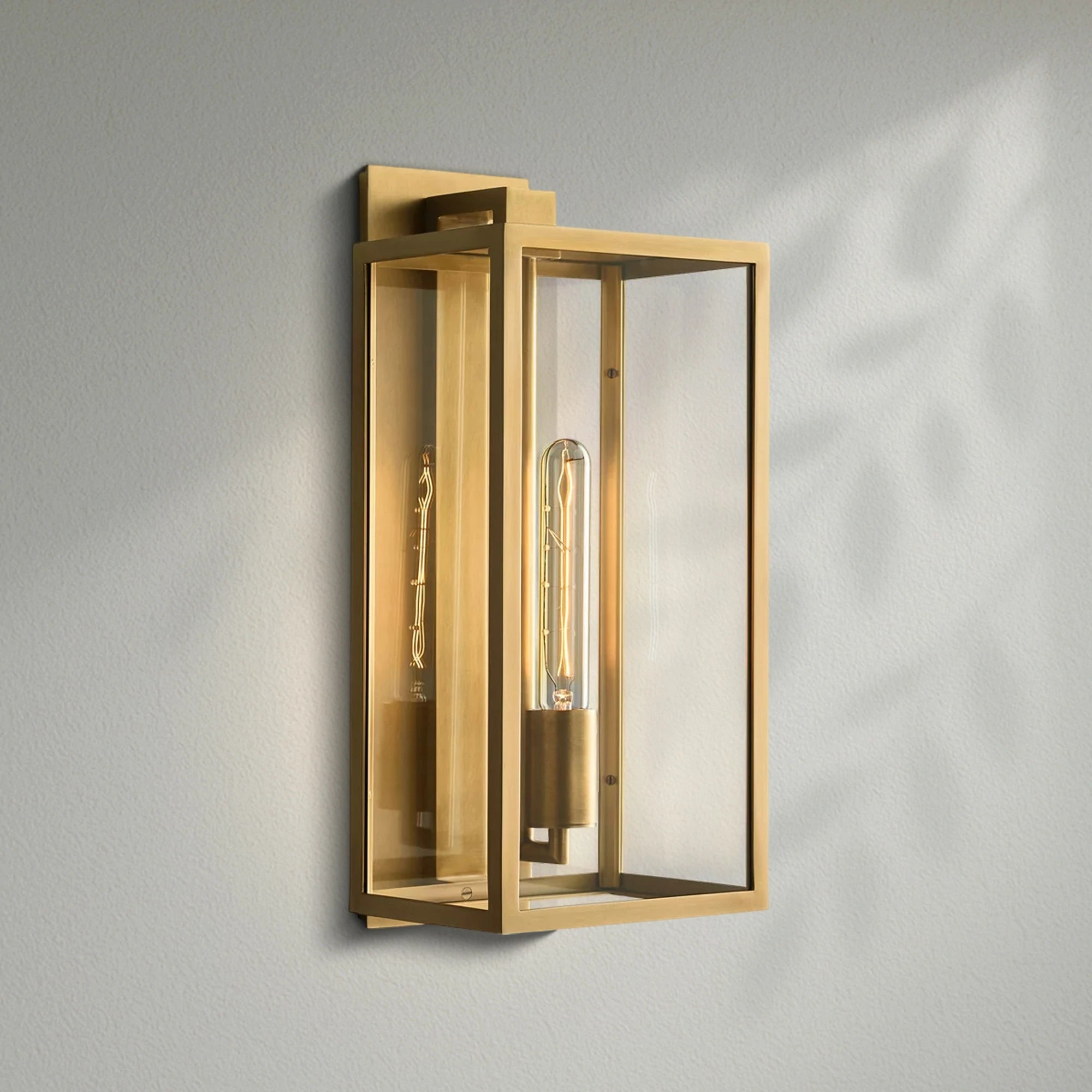 Bickman Outdoor Square Lantern Wall Sconce