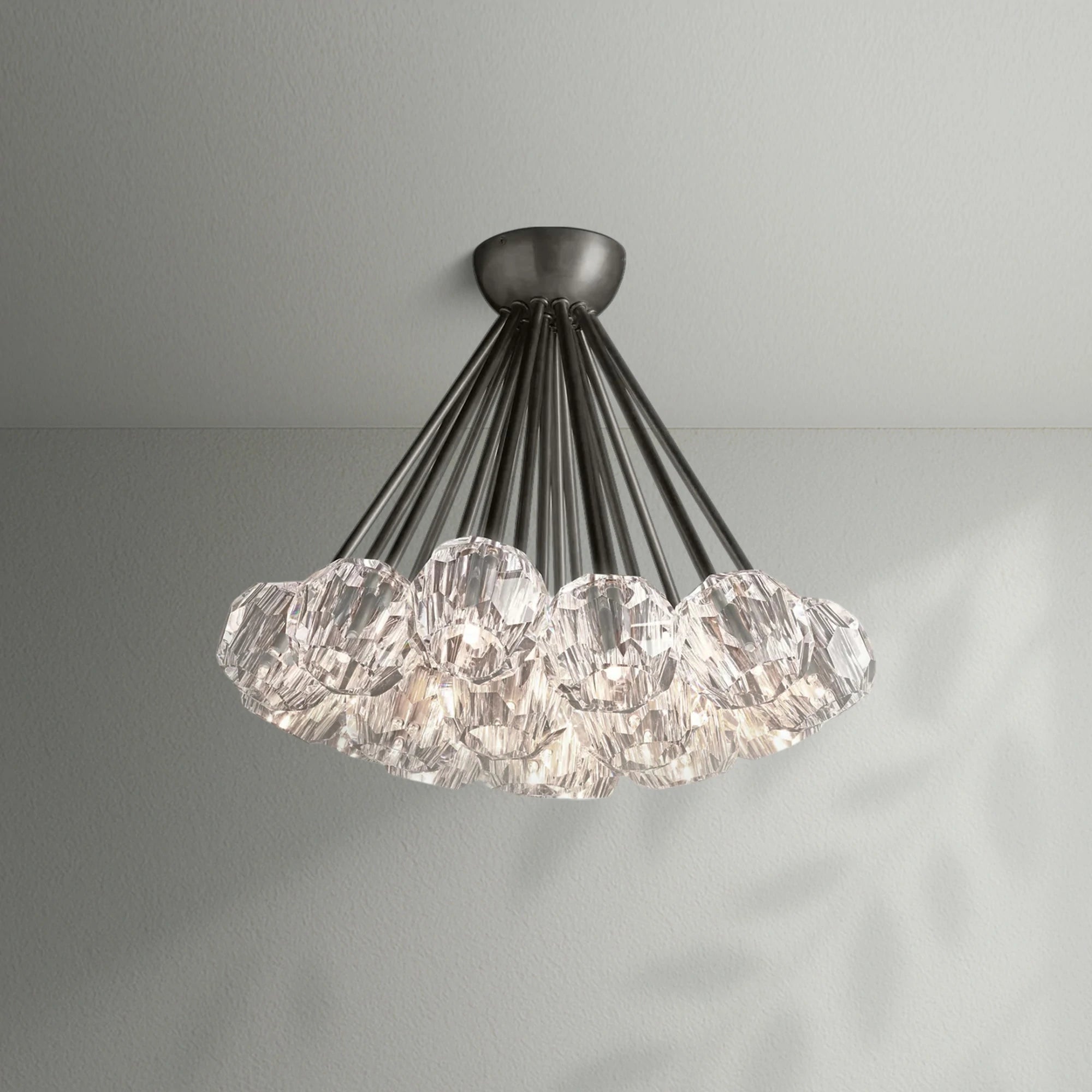 Boule Do Crystal Glass Flushmount