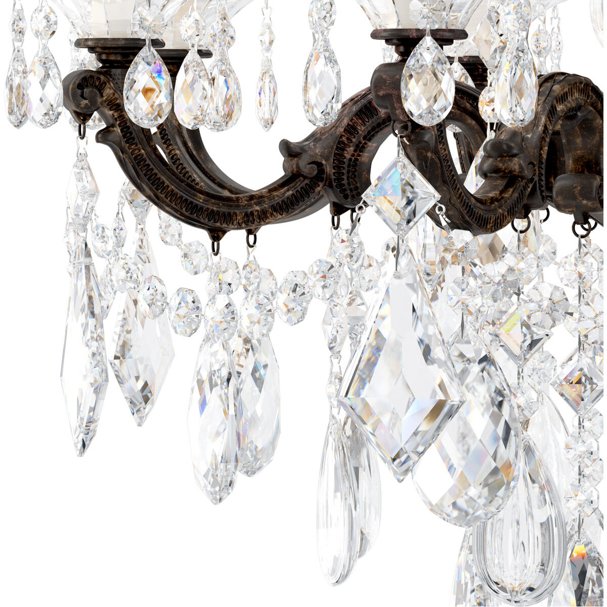 Luster Gaze Regal Bloom Grand Chandelier - Background Shot