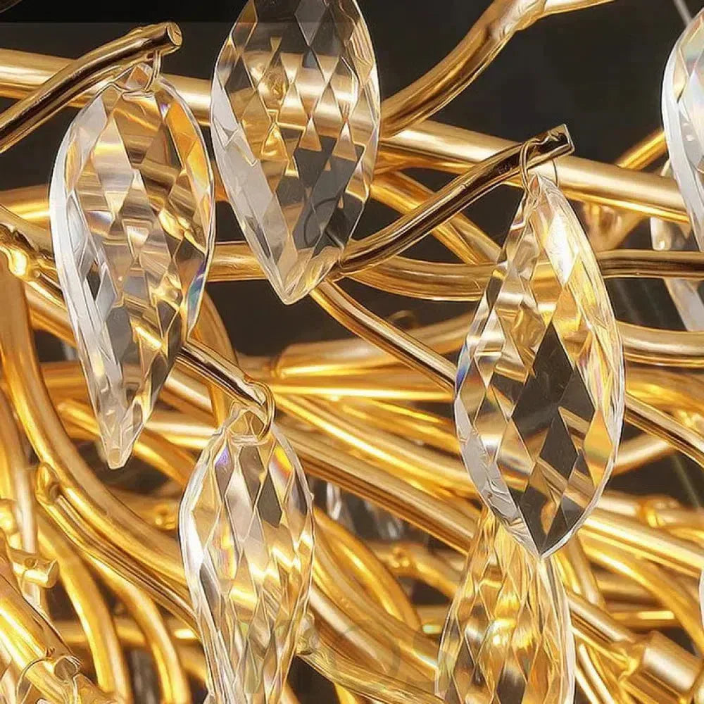 Luster Gaze Aura Branch Crystal Chandelier - Background Shot