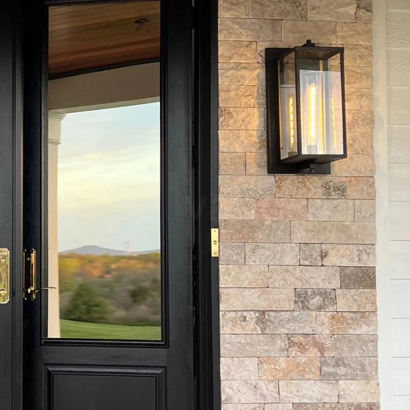 Bickman Outdoor Square Lantern Wall Sconce