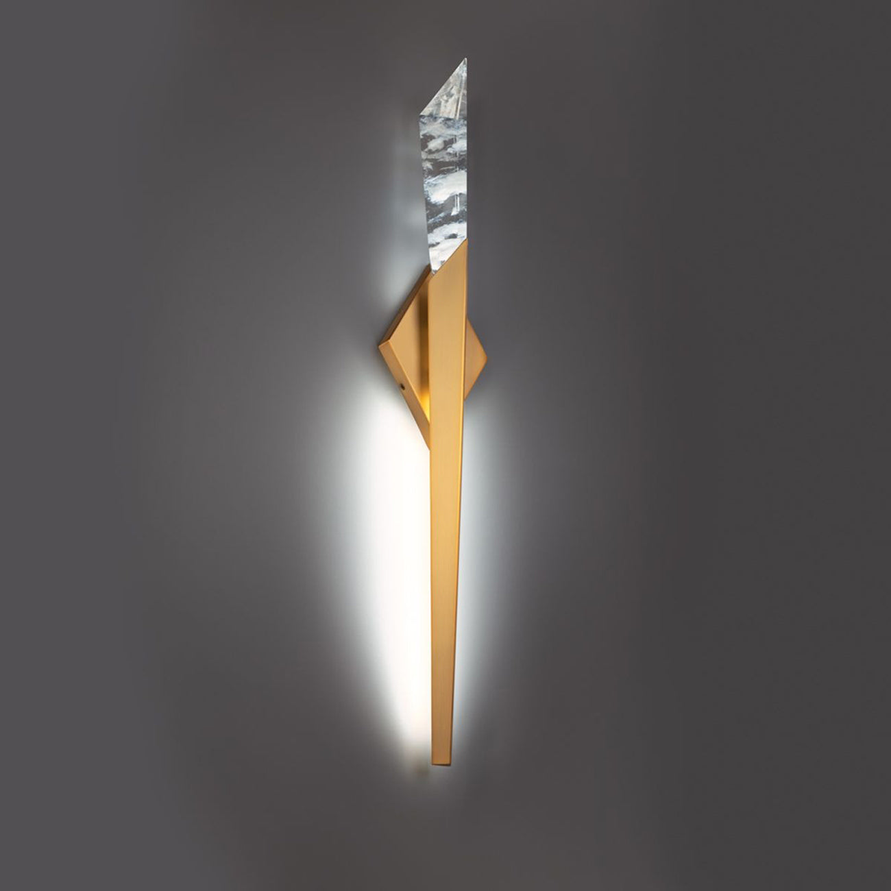 Luster Gaze Radiant Saber LED Wall Sconce - Background Shot