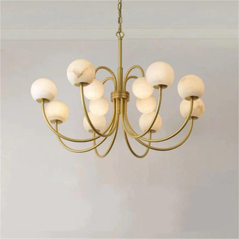 Sefet Alabaster Chandelier Light