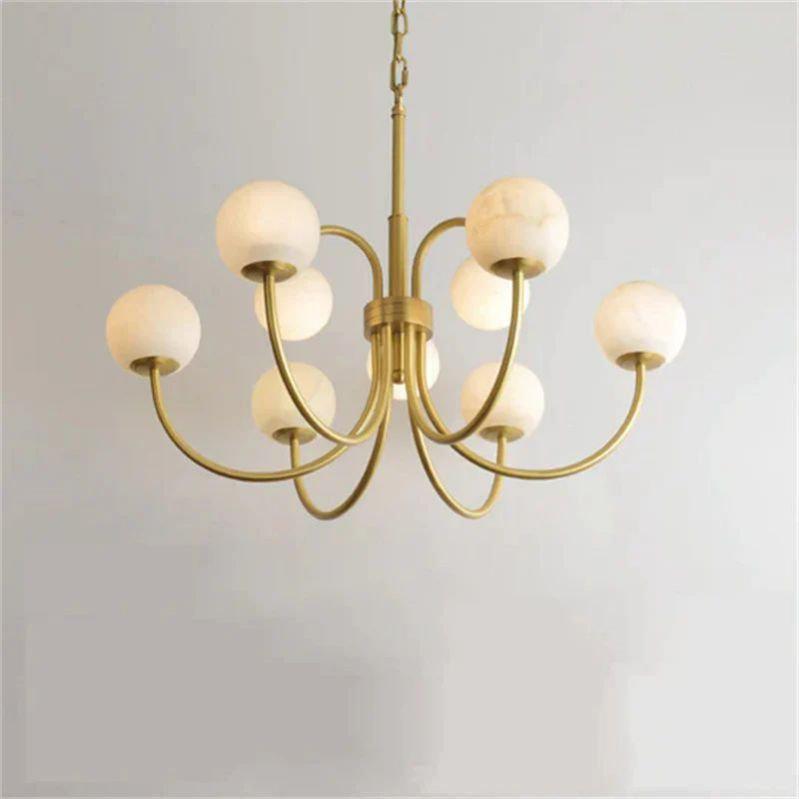 Sefet Alabaster Chandelier Light