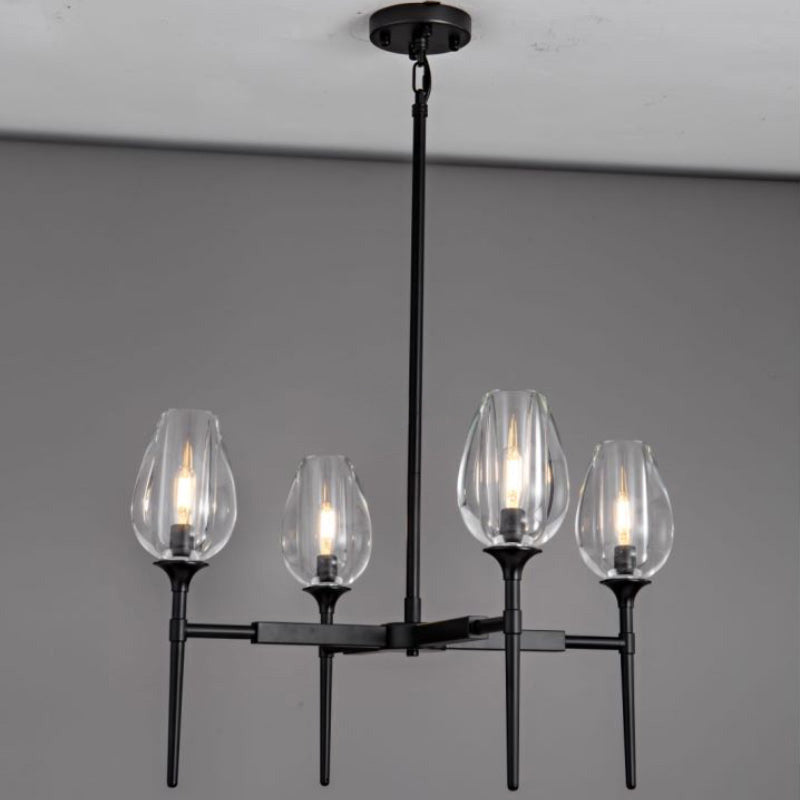 Tulpe Round Living Room Chandelier 27", Island Chandelier