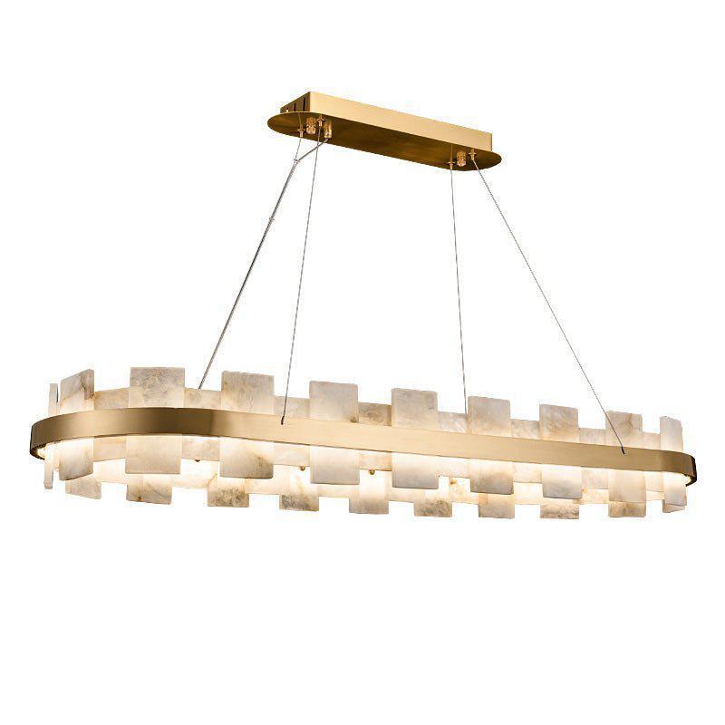 Varnaka Alabaster Chandelier Light
