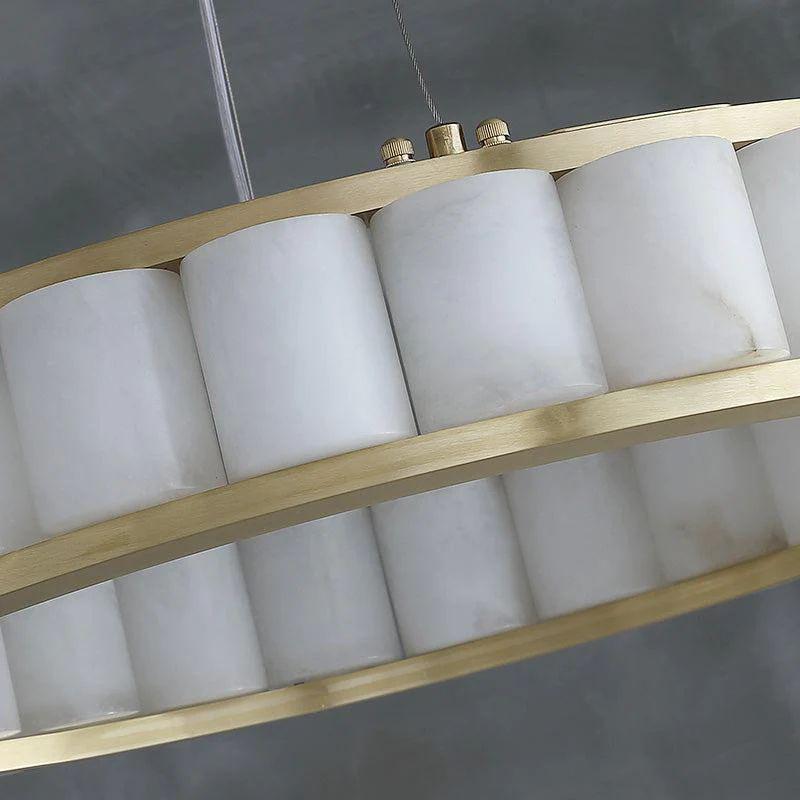 Yubiwa Alabaster Chandelier Light
